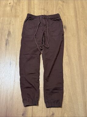 Tinseltown Women's Dark Brown Drawstring Joggers